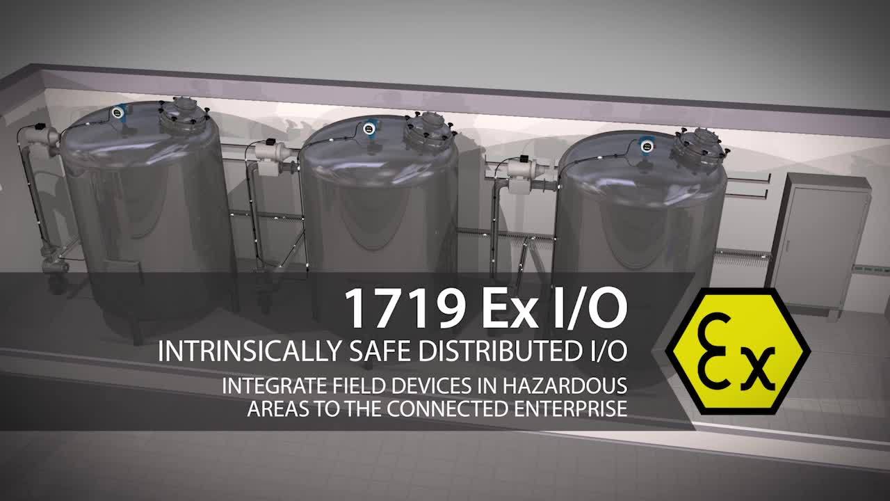 1719 Ex I/O, Intrinsically Safe Distributed I/O